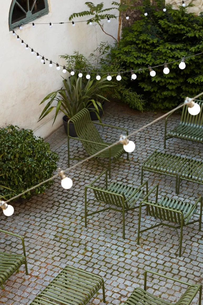 HAY Palissade ottoman, olive