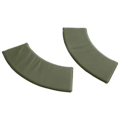HAY Palissade Park bench cushion, set of 2, olive