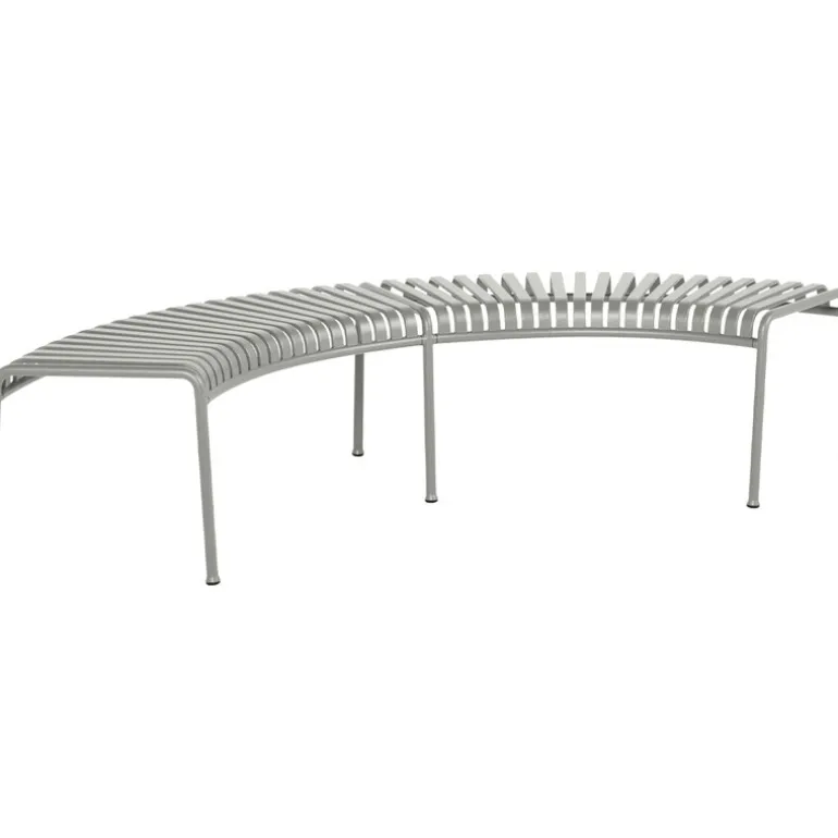 HAY Palissade Park bench, sky grey