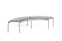 HAY Palissade Park bench, sky grey