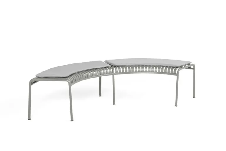 HAY Palissade Park bench, sky grey