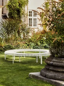 HAY Palissade Park bench, sky grey