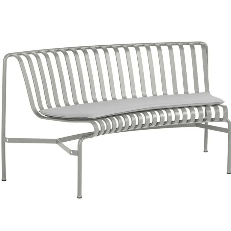 HAY Palissade Park dining bench cushion, in, 1 pc, sky grey