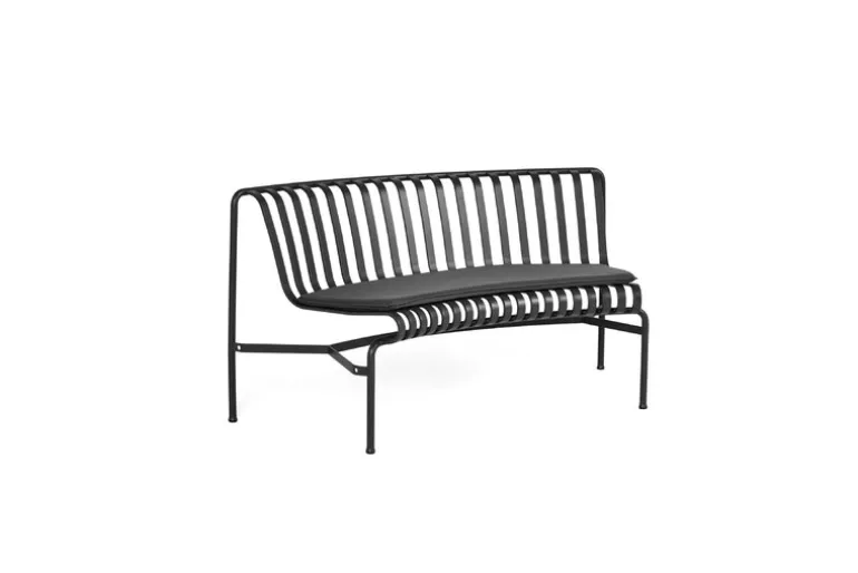 HAY Palissade Park dining bench add-on, in, anthracite