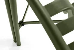 HAY Palissade Park dining bench, out-out, set of 2, olive