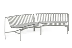 HAY Palissade Park dining bench, in-in, set of 2, sky grey