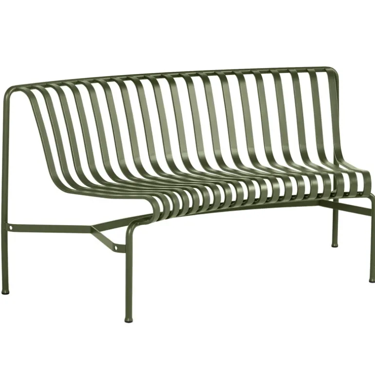 HAY Palissade Park dining bench add-on, in, olive