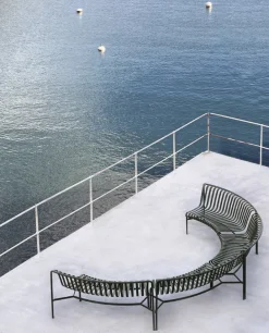 HAY Palissade Park dining bench add-on, in, olive