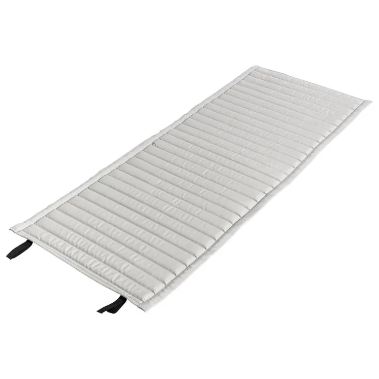 HAY Palissade Quilted cushion for high lounge chair, sky grey