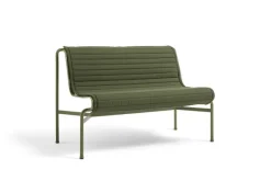 HAY Palissade Quilted cushion for dining bench, olive