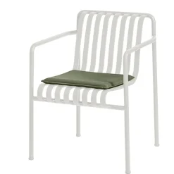 HAY Palissade seat cushion for dining armchair, olive