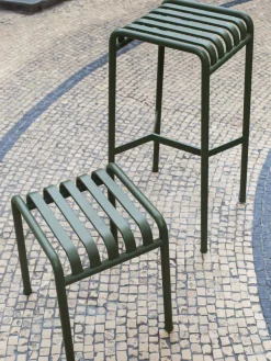 HAY Palissade stool, olive