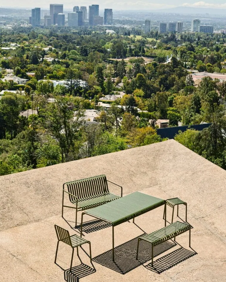 HAY Palissade stool, olive