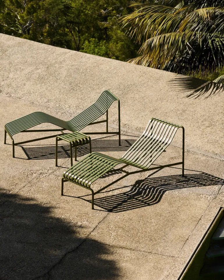 HAY Palissade stool, olive