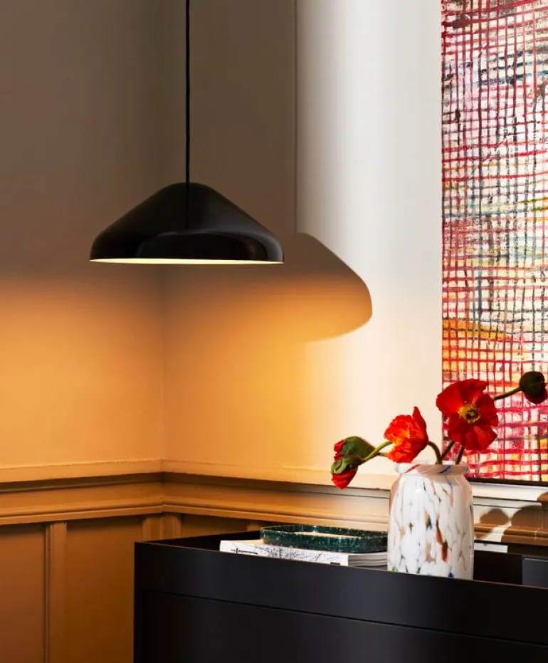 HAY Pao Steel Pendant 470, soft black