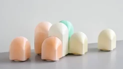 HAY Parade Portable 160 table lamp, blush pink