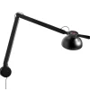 HAY PC wall lamp, double arm, black