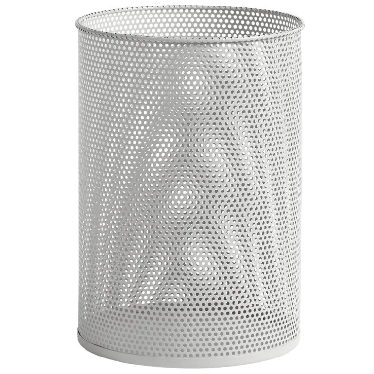 HAY Perforated Bin, L, light grey