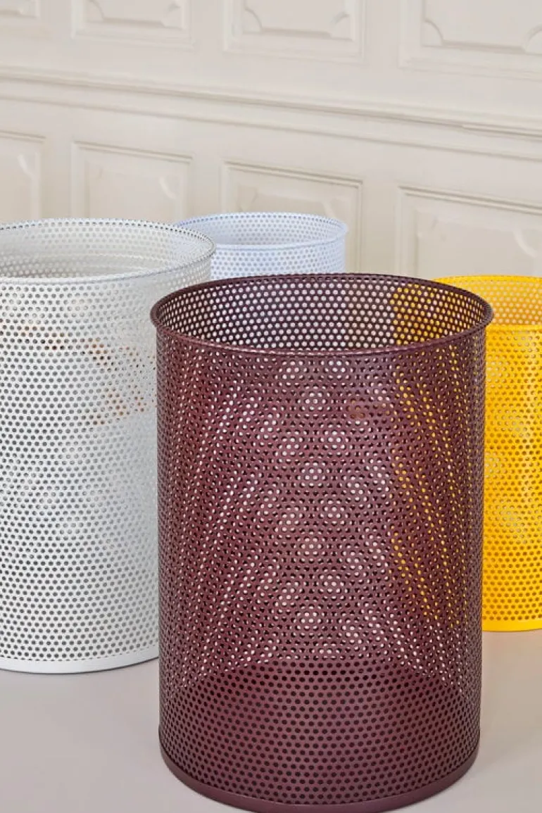HAY Perforated Bin, L, light grey