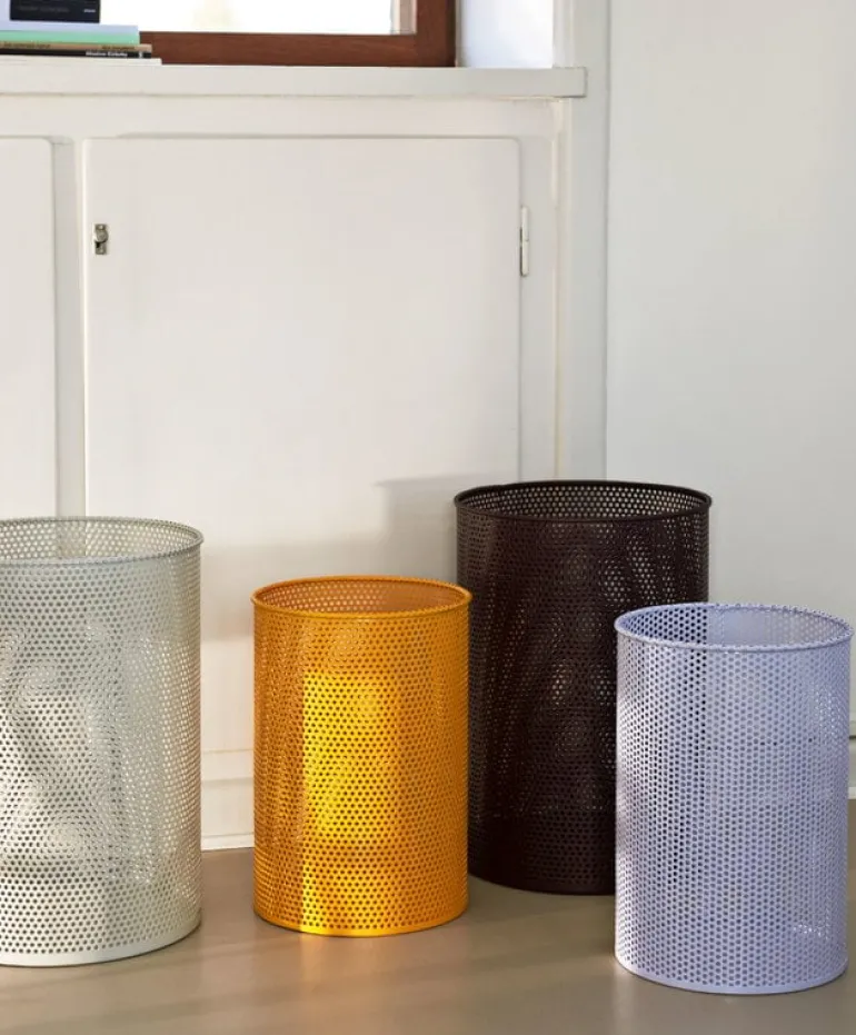 HAY Perforated Bin, L, light grey