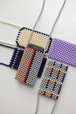 HAY Perla phone holder, Karo