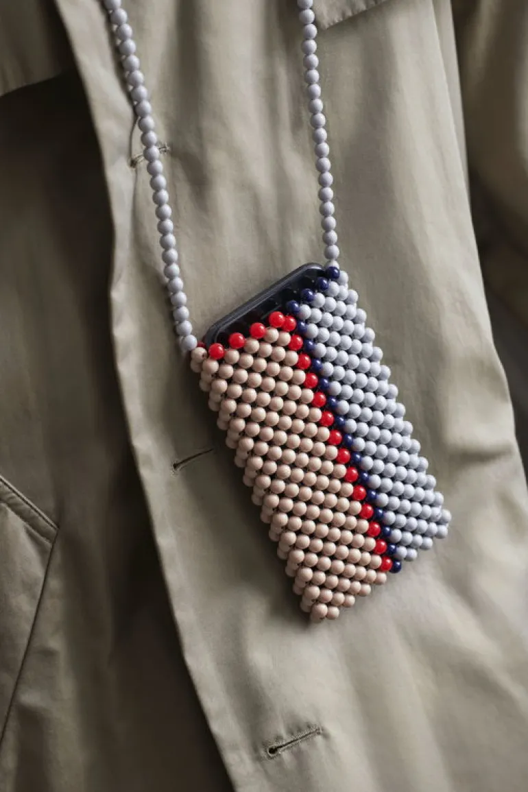 HAY Perla phone holder, Krem