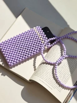 HAY Perla phone holder, Lila