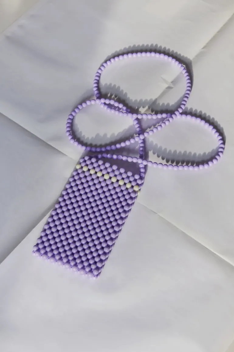 HAY Perla phone holder, Lila