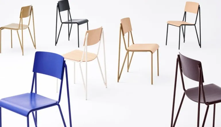 HAY Petit Standard chair, black - black