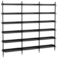 HAY Pier System 103 shelf, 3 columns, PS black