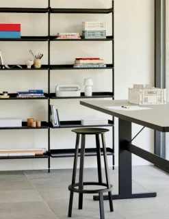 HAY Pier System 103 shelf, 3 columns, PS black