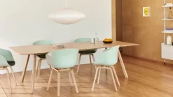 HAY Pier System 132 shelf, 2 columns, PS white - aluminium