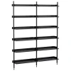 HAY Pier System 102 shelf, 2 columns, PS black