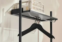 HAY Pier System 1041 wardrobe, 1 column, PS black