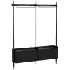 HAY Pier System 1002 wardrobe, 2 columns, PS black