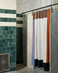 HAY Pivot shower curtain, 180 x 200 cm, cream