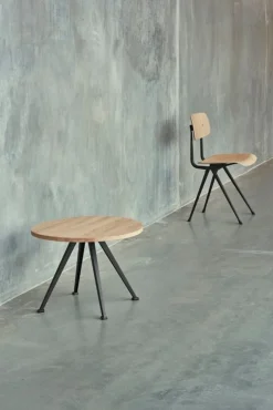 HAY Pyramid coffee table 51, 60 cm, black - lacquered oak