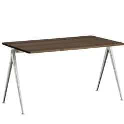 HAY Pyramid table 01, 140 x 65 cm, beige - smoked oak