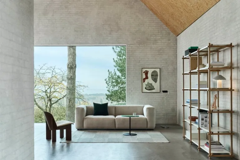 HAY Pyro coffee table, soft jade - black