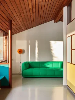 HAY Quilton 3-seater sofa, green Vidar 932