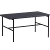 HAY Rebar coffee table, 80 x 49 cm, black - black marble