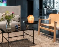 HAY Rebar coffee table, 80 x 49 cm, black - black marble