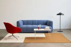 HAY Rebar coffee table, 80 x 49 cm, alabaster - beige marble