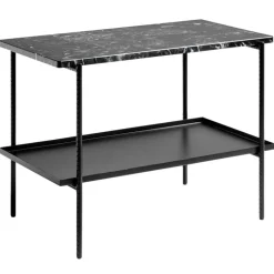 HAY Rebar side table, 75 x 44 cm, black - black marble