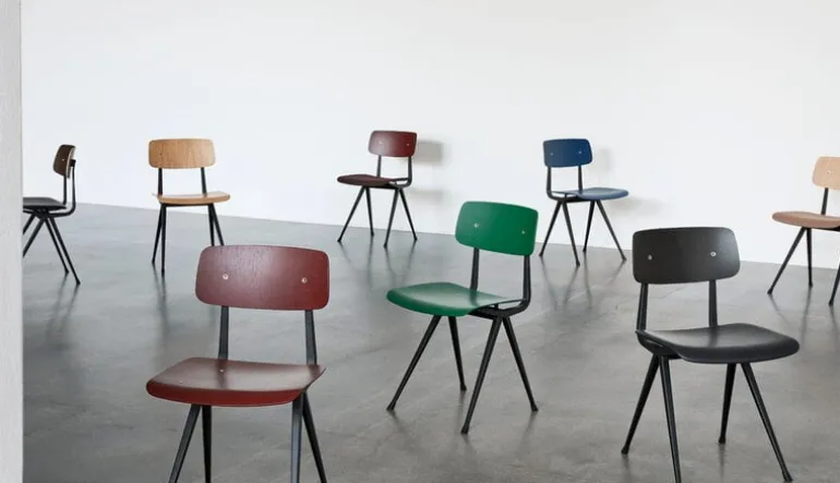 HAY Result chair, beige - smoked oak