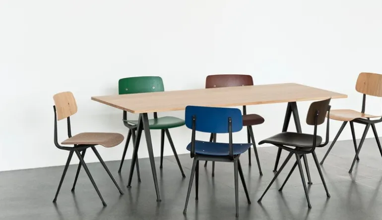 HAY Result chair, beige - smoked oak