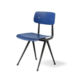 HAY Result chair, black - dark blue