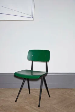 HAY Result chair, black - forest green