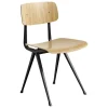 HAY Result chair, black - lacquered oak