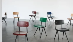 HAY Result chair, black - lacquered oak